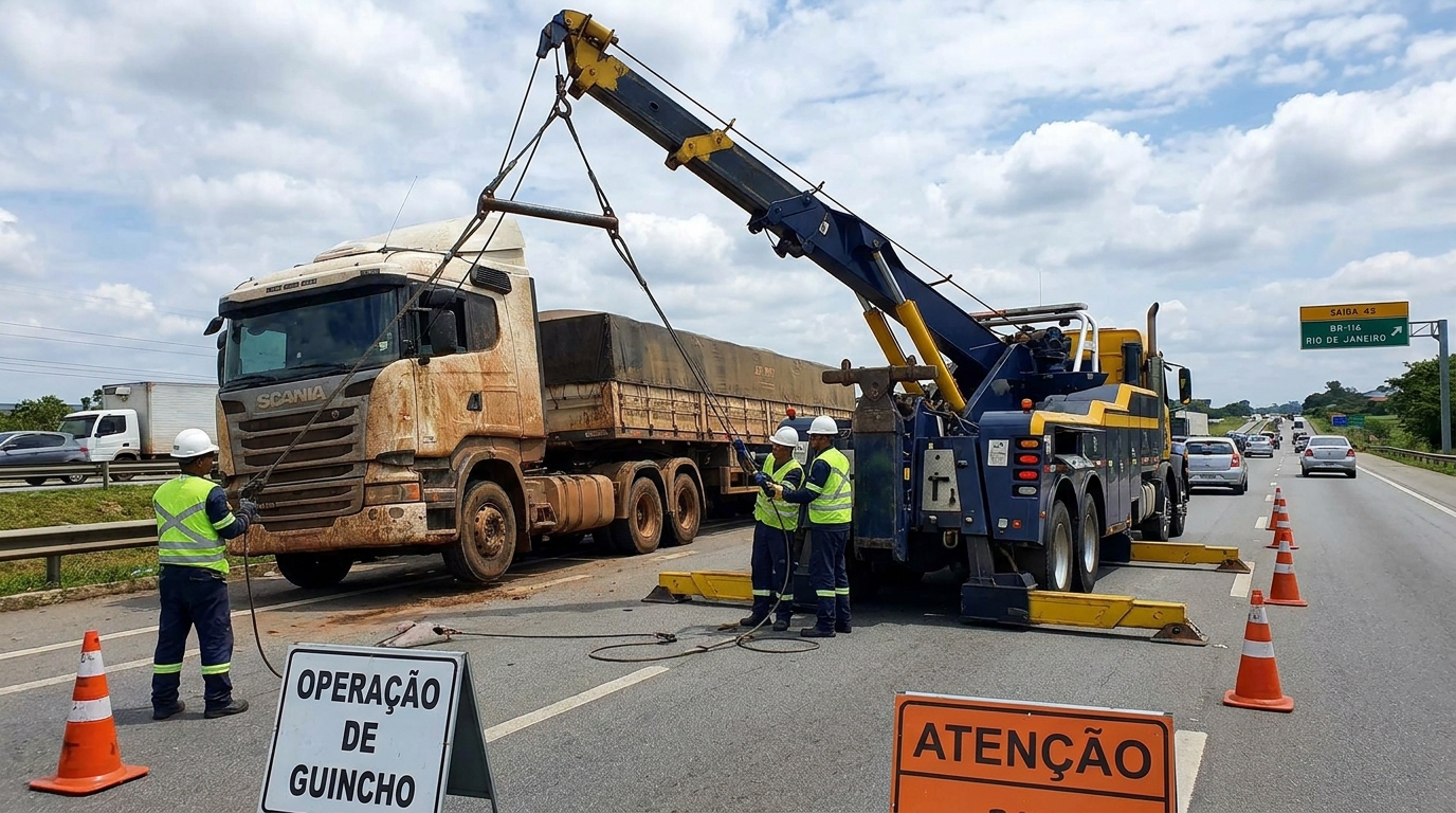 Reboque de Caminhão Baú em Campo Grande‑MS